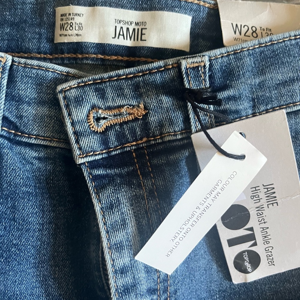 Topshop MOTO High Waist Ankle Graze
